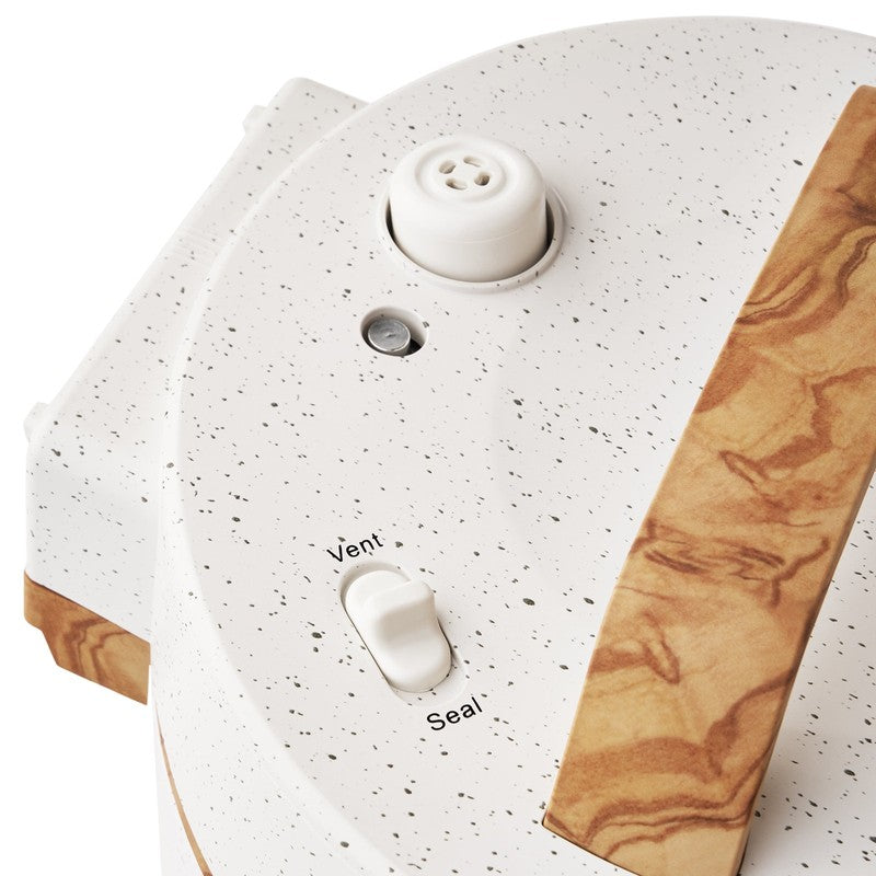 Linen Speckle 6-Qt Pressure Cooker Touch Control Display Multi Cooker3
