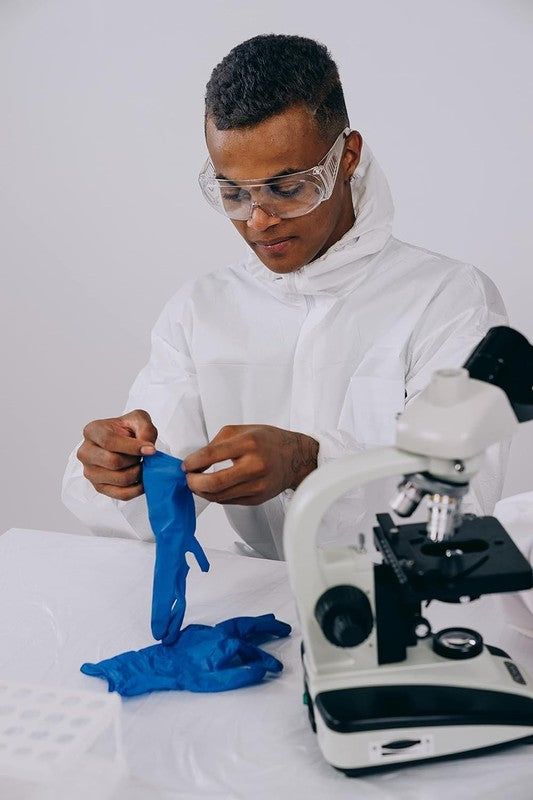 Premium Cobalt Blue Nitrile Exam Gloves | Latex-Free & Disposable 4.5 Mil8