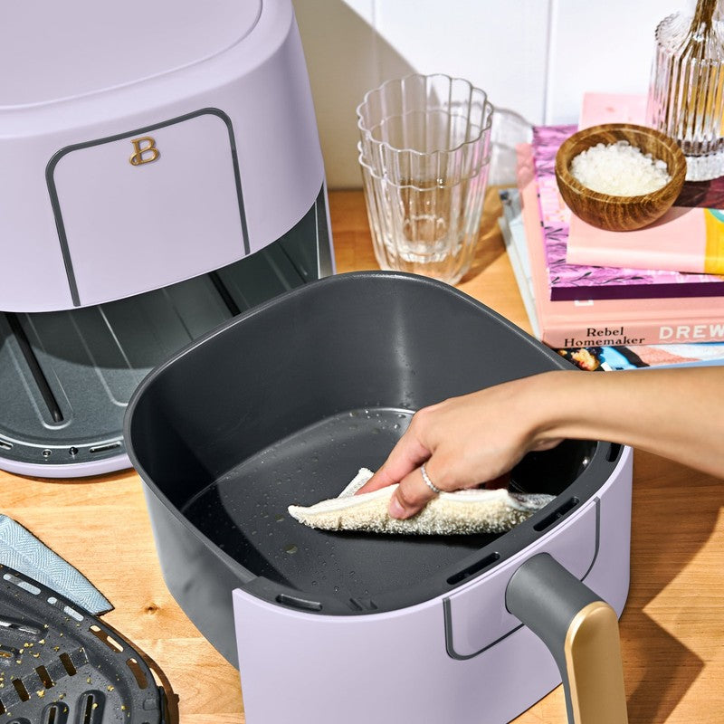 6 Qt Air Fryer w/ Turbocrisp Technology Evergood Ceramic Nonstick Lavender10