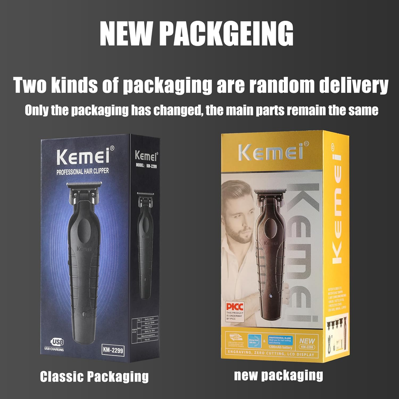 2299 Professional Hair/Beard Trimmer for Men Zero Gapped Hair Clippers for Barbe4