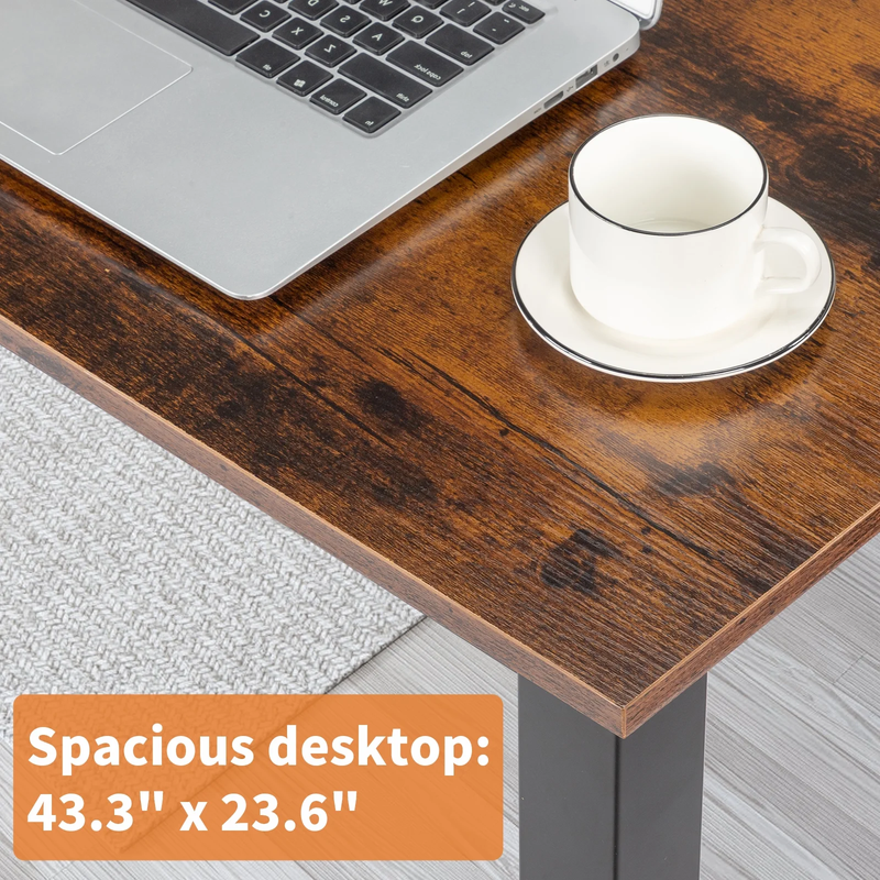 43.3in Wood Computer Desk Laptop Study Table Workstation Home Office8