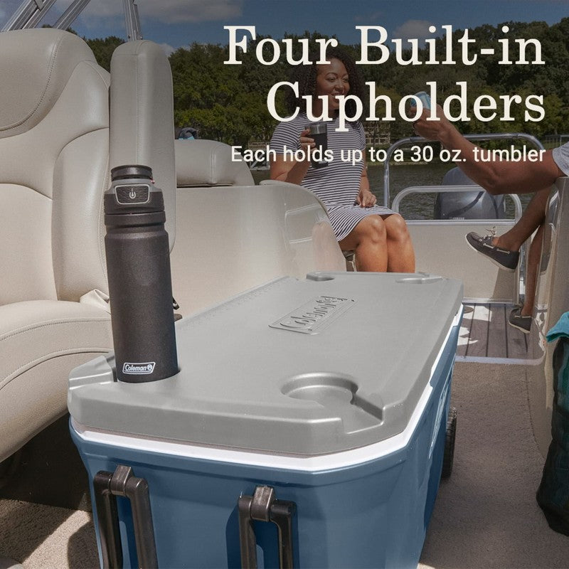 316 Series 100QT Hard Chest Wheeled Cooler, Lakeside Blue4