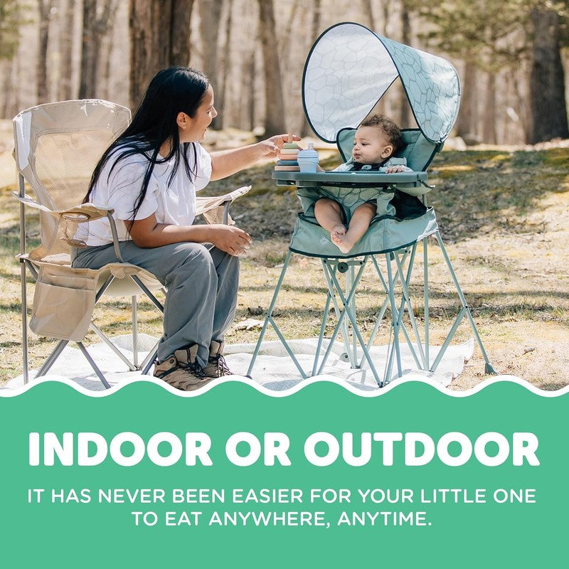 Go With Me Uplift Deluxe Portable High Chair Travel Indoor Outdoor Green4