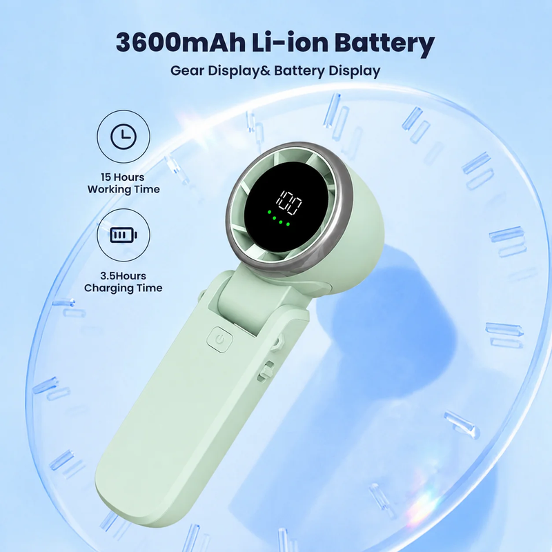 Portable Fan, 100 Speeds 3 in 1 Handheld Mini Desk Fan for Travel Sport Outdoor4