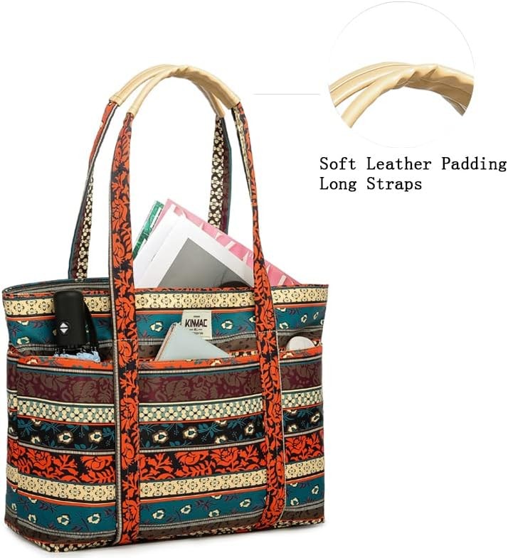 Women Laptop Tote Bag 15.6" Work Top Handle Handbag Office Travel1