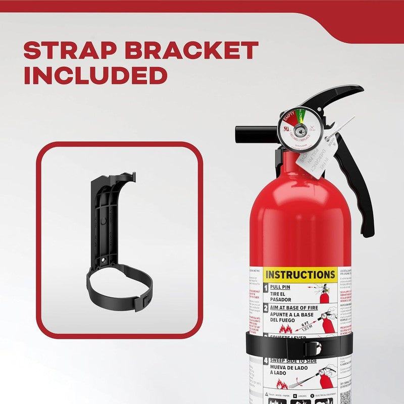Multi Purpose Fire Extinguisher for Home, Office, Dorm, Residential, 1A10BC, 2 P5