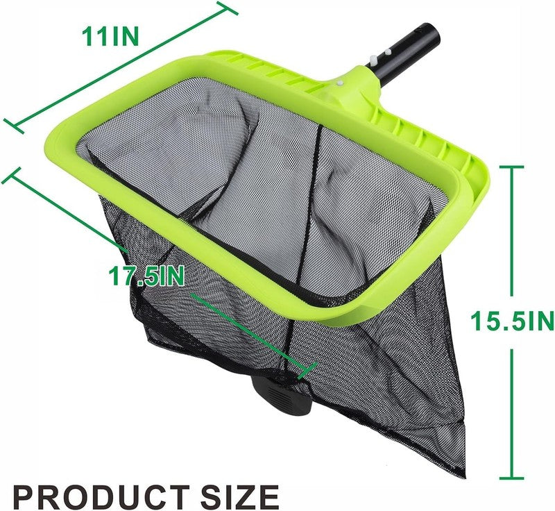 Swimming Pool Leaf Skimmer Net,Reinforced Frame Deep Rake Net5
