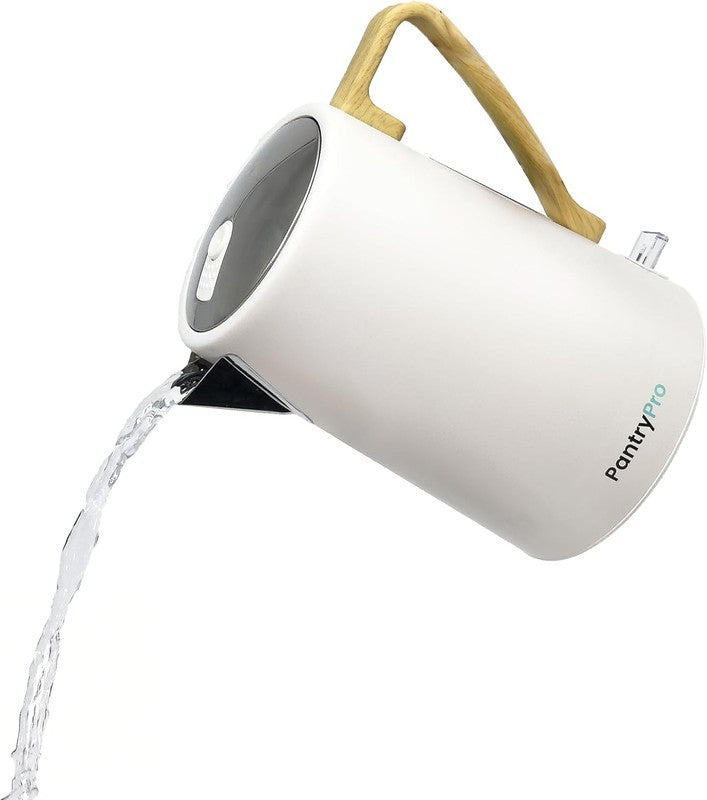 Electric Kettle 1.7L 1500W Stainless Steel Fast Boil Auto Shut Off LED White1