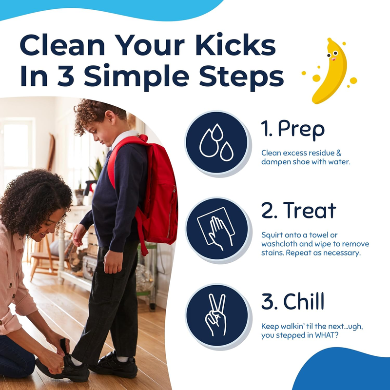 Messy Eater & Messy Steppers Cleaner Duo Stain Remover Shoe Cleaner Kit6