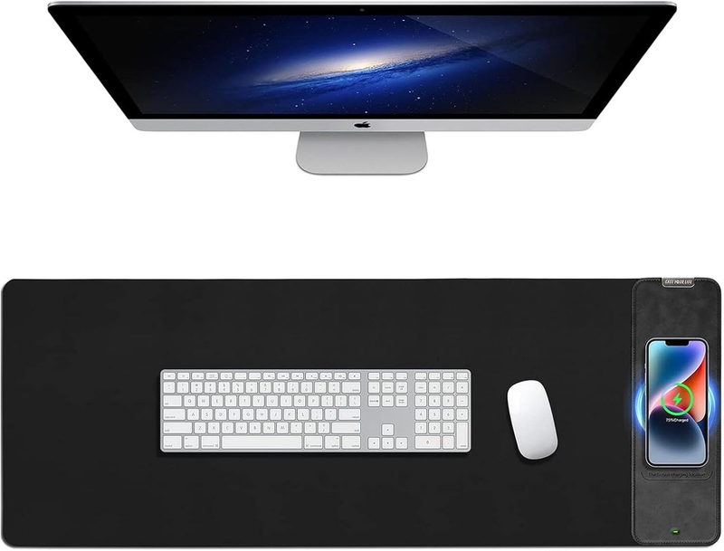 Wireless Charging Mouse Pad, Large Gaming Desk Mat with Non-Slip Base7