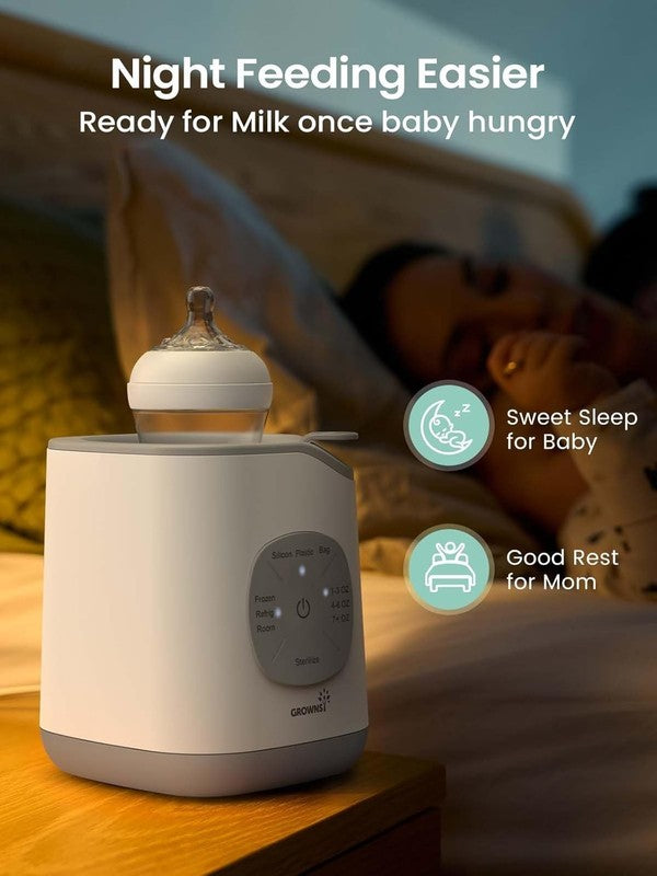 Fast Baby Bottle Warmer for Breastmilk & Formula w/ Thaw & Sterilize5