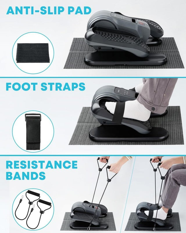 under Desk Elliptical Exercise Machine for Seniors, Electric Ellipse Leg Exercis7