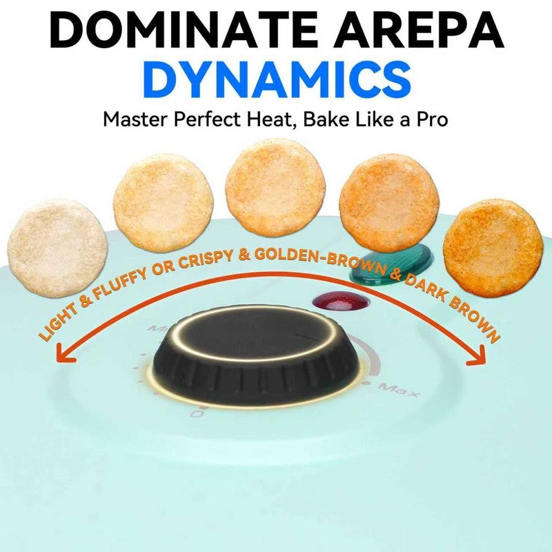 Electric 6 Holes Arepas Maker, Mini Pancakes Maker, Pancake Maker Pan, Tostiarep2