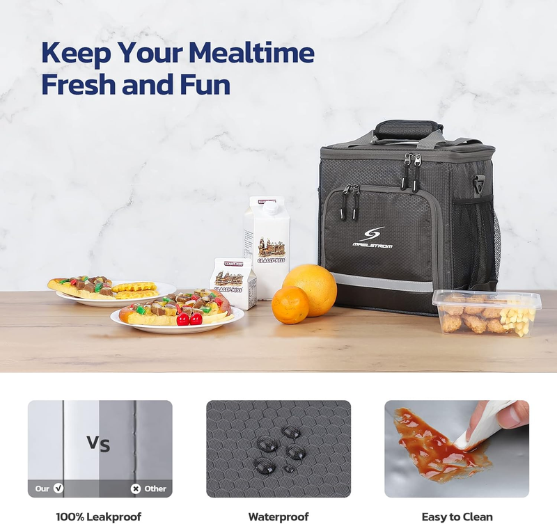 Insulated Lunch Bag Men Women Leakproof Cooler Lunch  Bag Portable Lunch Cooler1