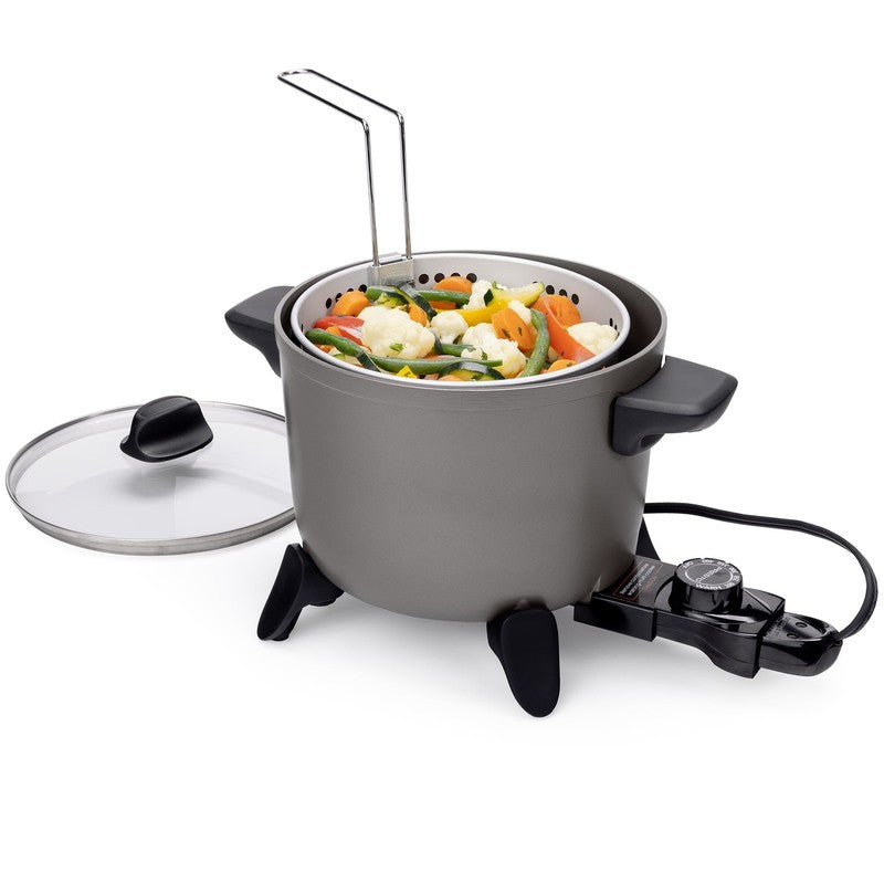 Kitchen Kettle Multi Cooker with Non Stick Feature, Electric Deep Fryer5