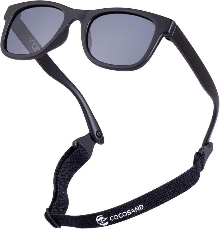   Baby Polarized Sunglasses UV400 Flexible Strap Infant Toddler 0 24 Months9