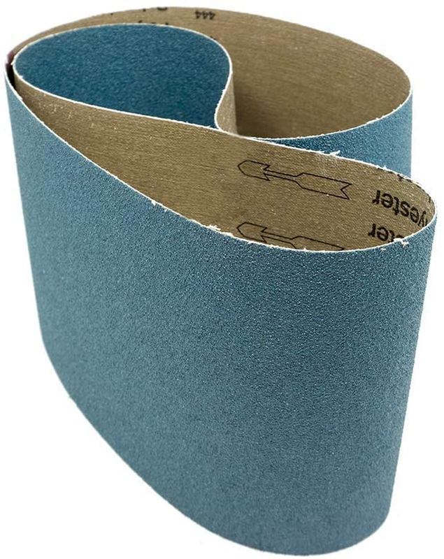 Zirconia Sanding Belts 6x48 Inch, 40 Grit for Metal & Wood Polishing (2 Pack)9