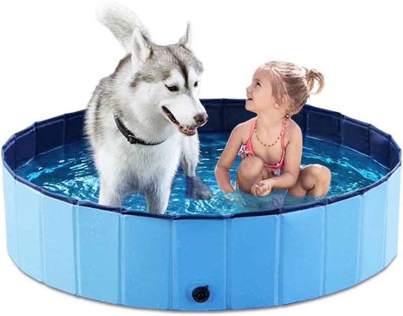 Foldable Dog Pet Bath Pool Collapsible Dog Pet Pool Bathing Tub Kiddie Pool Dogg8