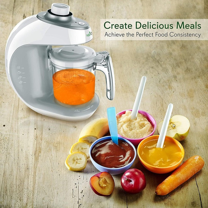 2-in-1 Baby Food Maker Steam Cooker & Blender Adjustable Timer Dishwasher Safe4