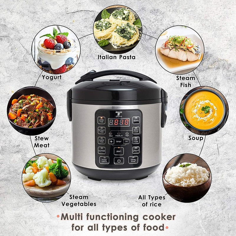 4 8 Cup Electric Rice Cookers, Clear   Nonstick Interior3