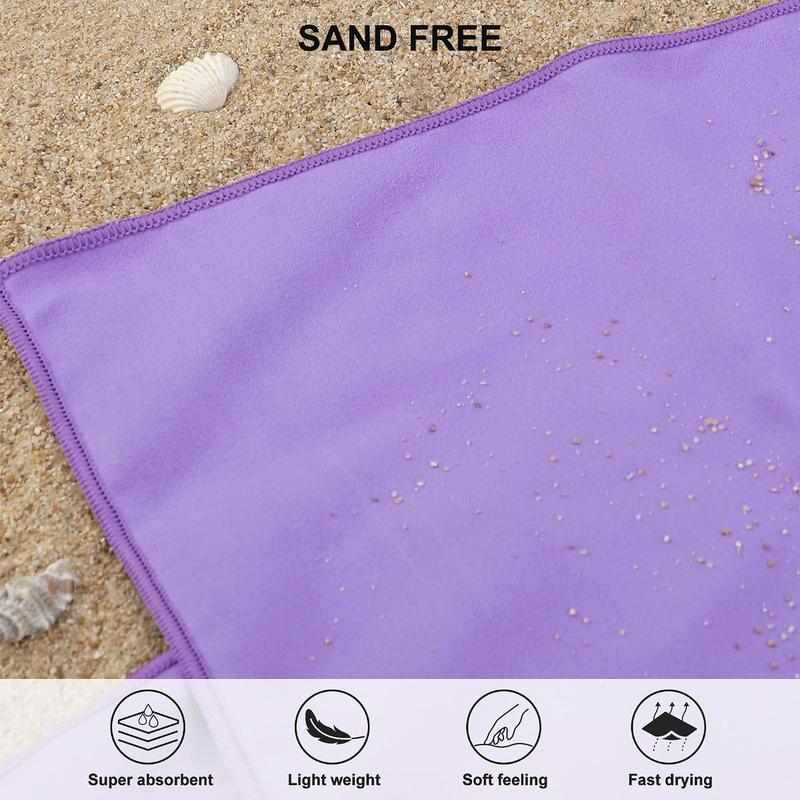 Microfiber Travel Towel Quick Dry Lightweight Gym Camping Beach Pool4