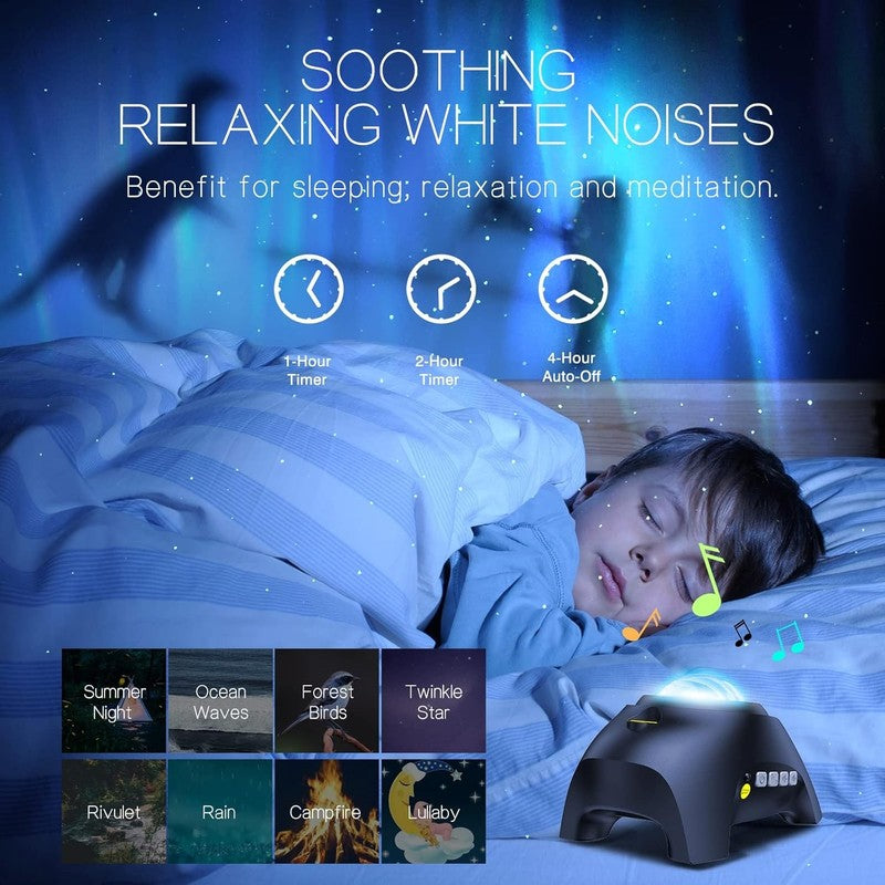 Northern Galaxy Light Aurora Projector with 33 Light Effects, LED Star Projector4