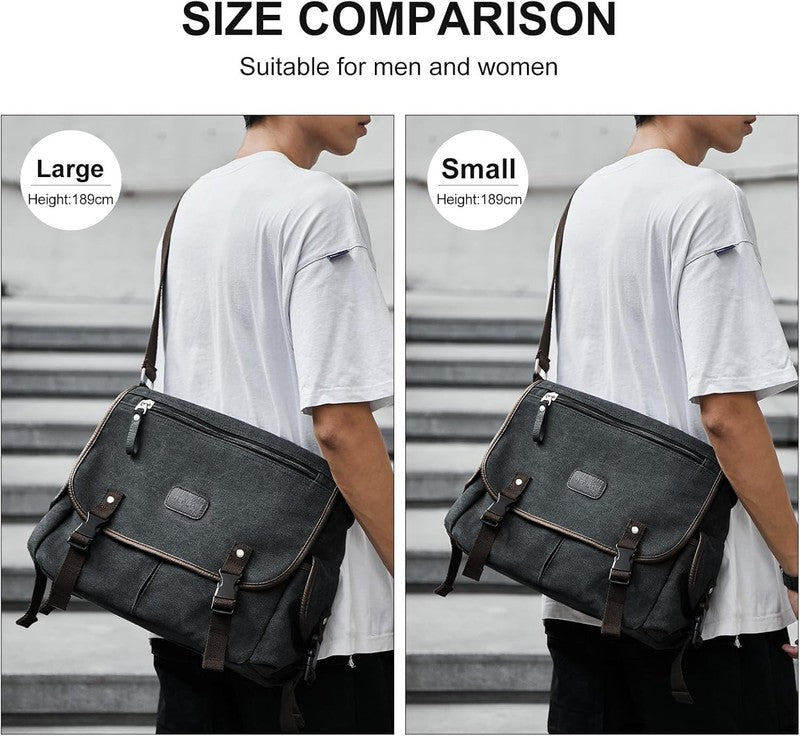 Messenger Bag Men,Waterproof Crossbody Bag,Satchel Shoulder Bag | Waterproof1