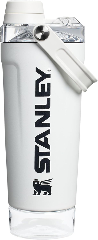 Vitalize 20oz Insulated Shaker Bottle – Leakproof Stainless Steel with Storage9