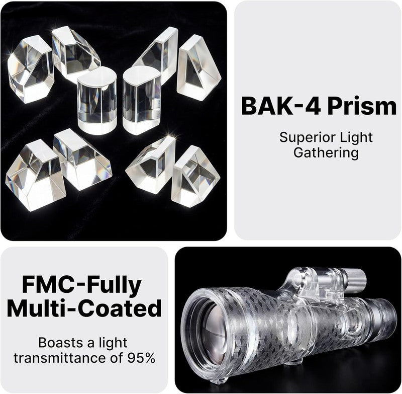 15X56 Monocular Telescope High Power Monoculars High Definition for Adults Kids 2
