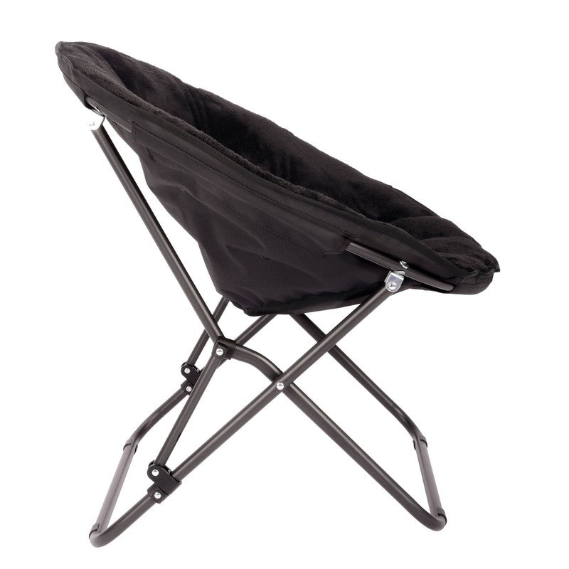 Saucer Chair for Kids and Teens, Black3
