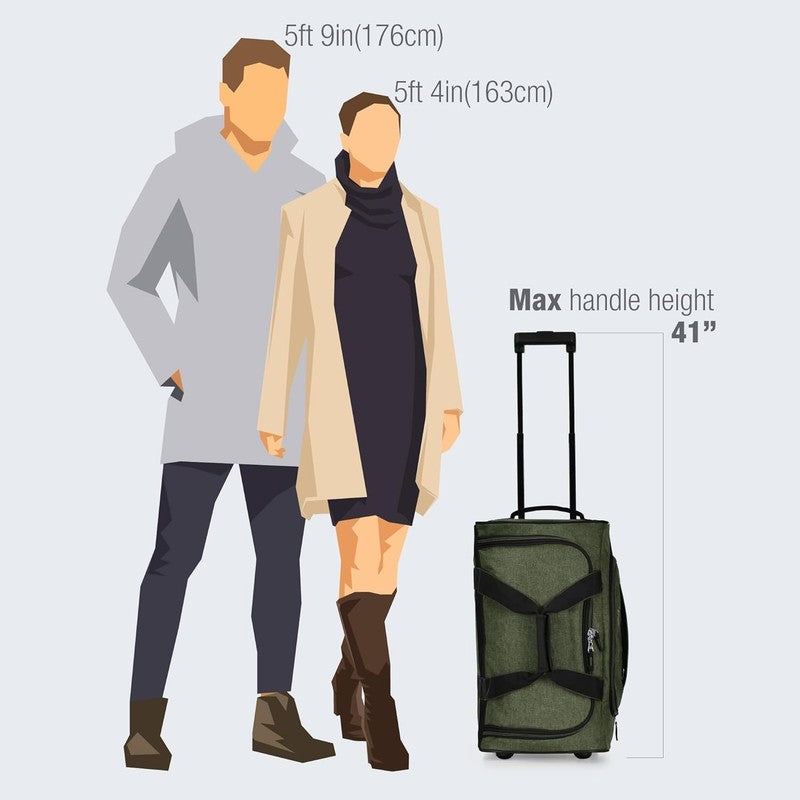 Duffel Bag with Rolling Wheels4