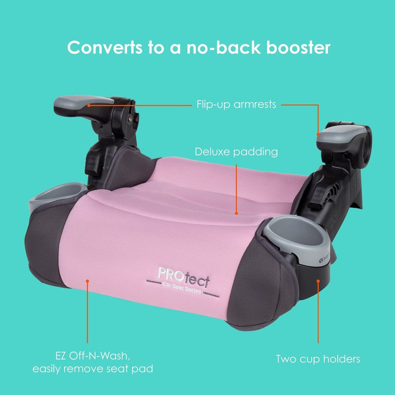 Protect 2-In-1 Folding Booster Seat, Dash Rose8