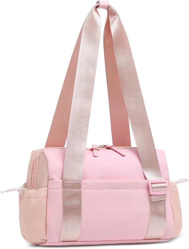 Mini Gym Bag Women Waterproof PU Fitness Tote Wet Compartment Pink9