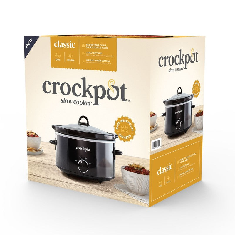 4-Quart Classic Slow Cooker, Black1