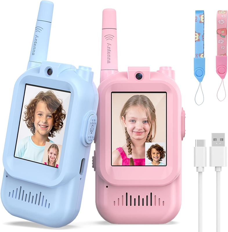 Kids Walkie Talkies 2 Pack Rechargeable Long Range Toy Radios Boys & Girls 3 58