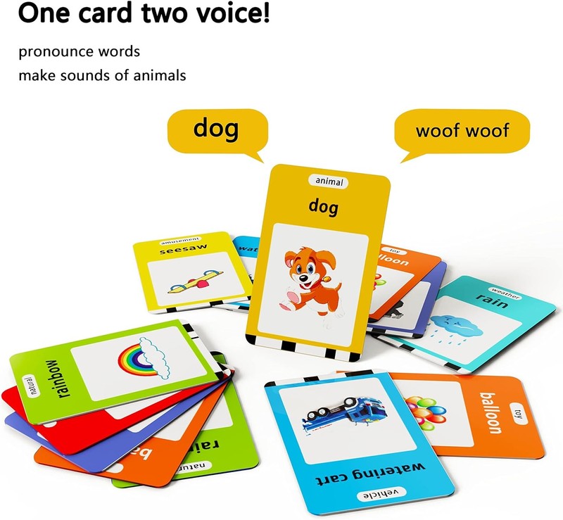 Audible Learning Toy with Music for Toddler Age 1 2 3 4 5, 520 Sight Words Flash2