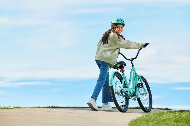 24" Pacifica Cruiser Bicycle, Fits Riders 4'6"   5'6", Teen, Unisex, Sea Green7