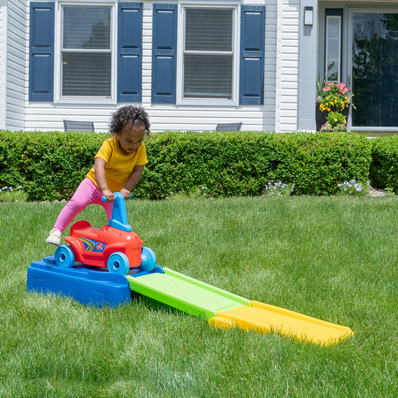 Dash and Stow Plastic Roller Coaster and Ride On for Kids Ages 1.5 to 5 Years5