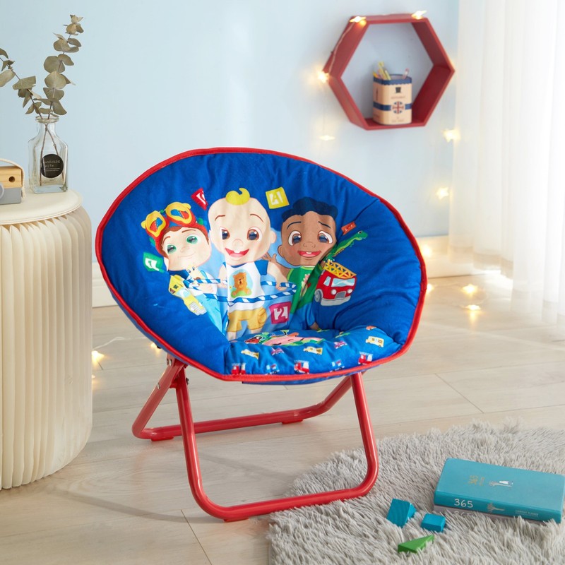 Cocomelon Red Polyester Folding Chair for Toddler1