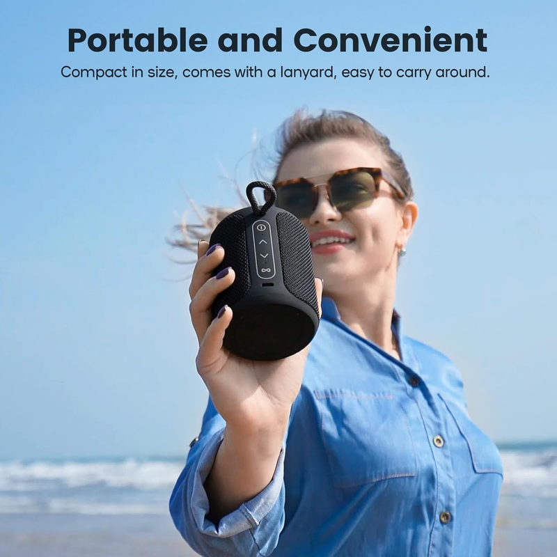 Wireless Bluetooth Speaker IP67 Waterproof 15W Stereo LED Portable Speaker3