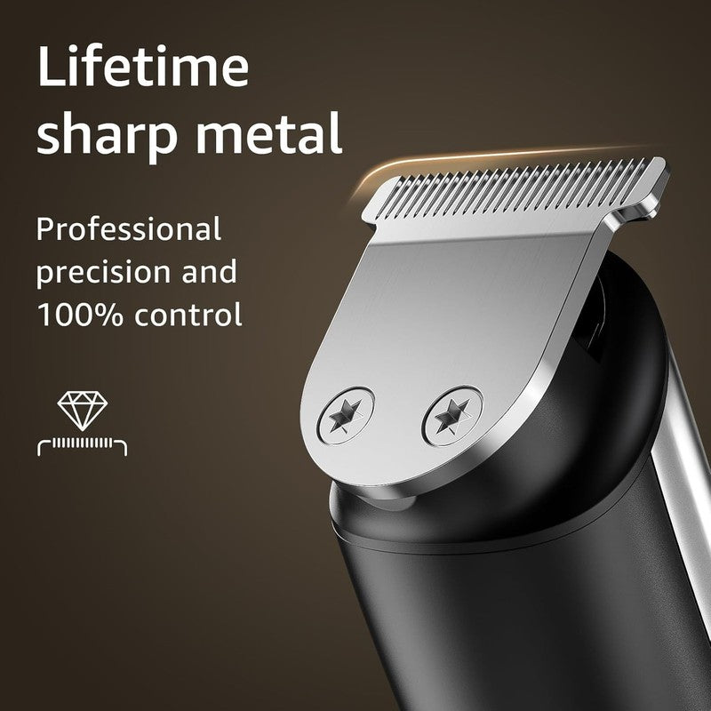 16-in-1 Electric Beard Trimmer for Men - Cordless Hair Clippers, Silver2