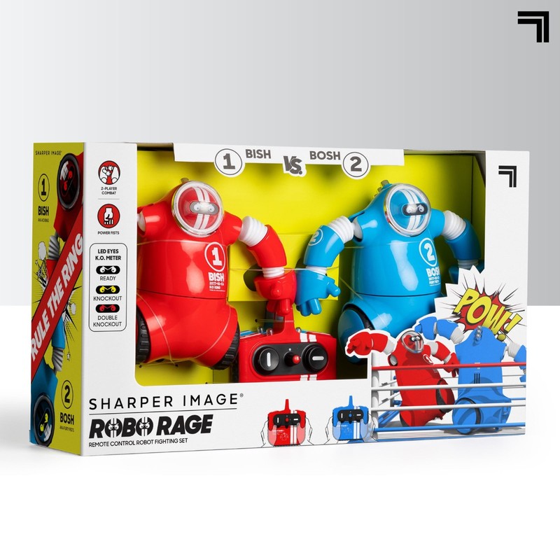  Toy RC Robo Rivals Remote Control Robot Fighting Set with 2-Player Combat with10