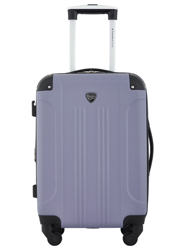 20 Inch Expandable Rolling Hard Side Carry On Luggage Blue Granite8