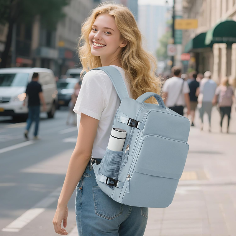 Travel Laptop Backpack Women Carry On Personal Item 16 Inch Waterproof1