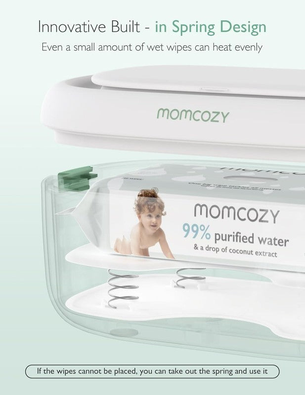 Baby Wipe Warmer w/ Night Light 4 Temp Modes Fast Heating Large1