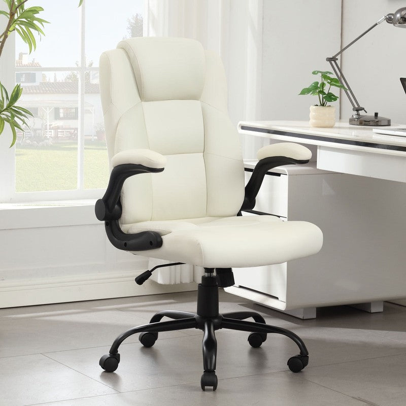 Leather Office Chair, Big and Tall Office Chair 400LBS Wide Seat Ergonomic Compu10