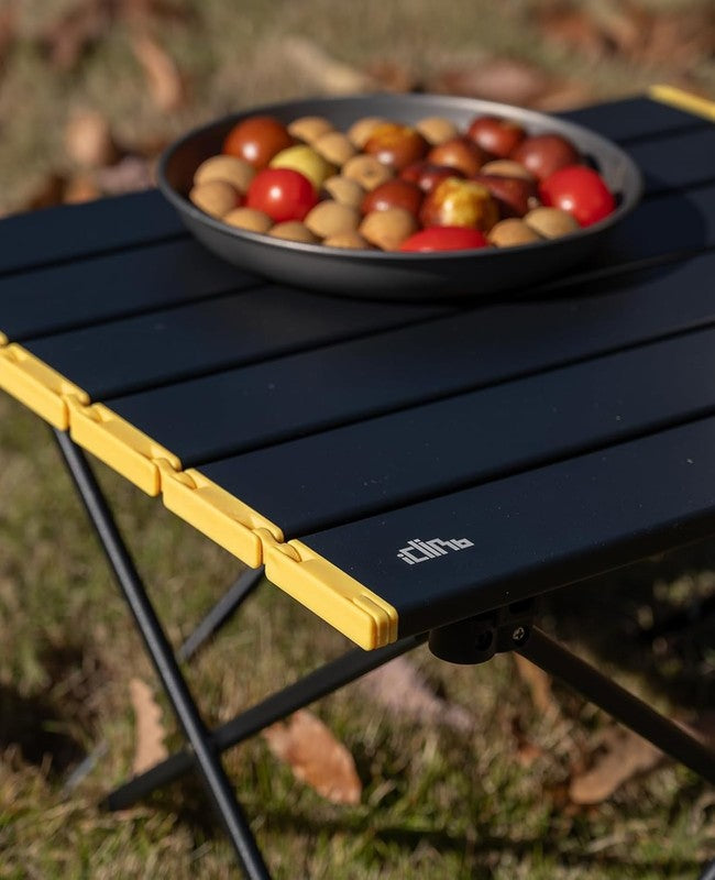 Ultralight Compact Camping Folding Table with Carry Bag (Black   S)6