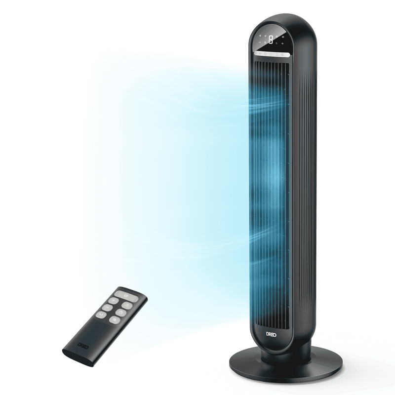 Tower Fans for Home, 36" Standing Floor Fan with Remote, 90° Oscillating Fan, 280