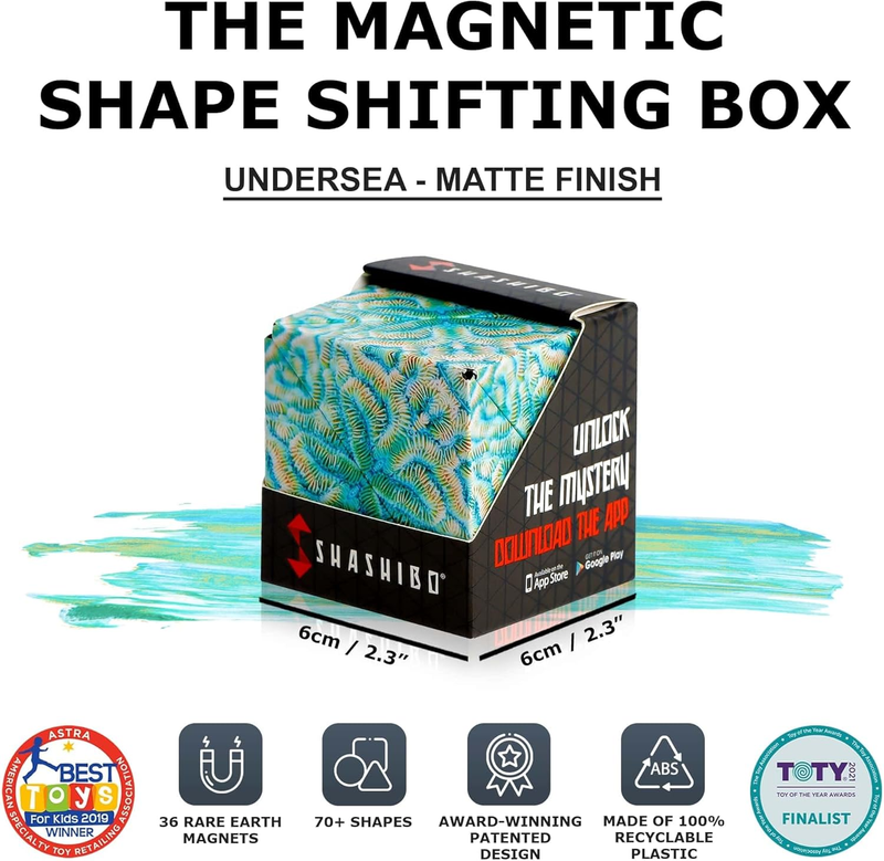 Sensory Fidget Cube Stress Relief Shape Shifting Toy 100+ Shapes Kids Adults1