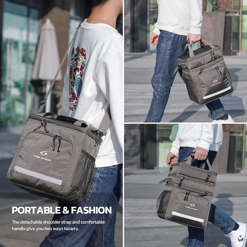 Insulated Lunch Bag Men Women Leakproof Cooler Lunch  Bag Portable Lunch Cooler4